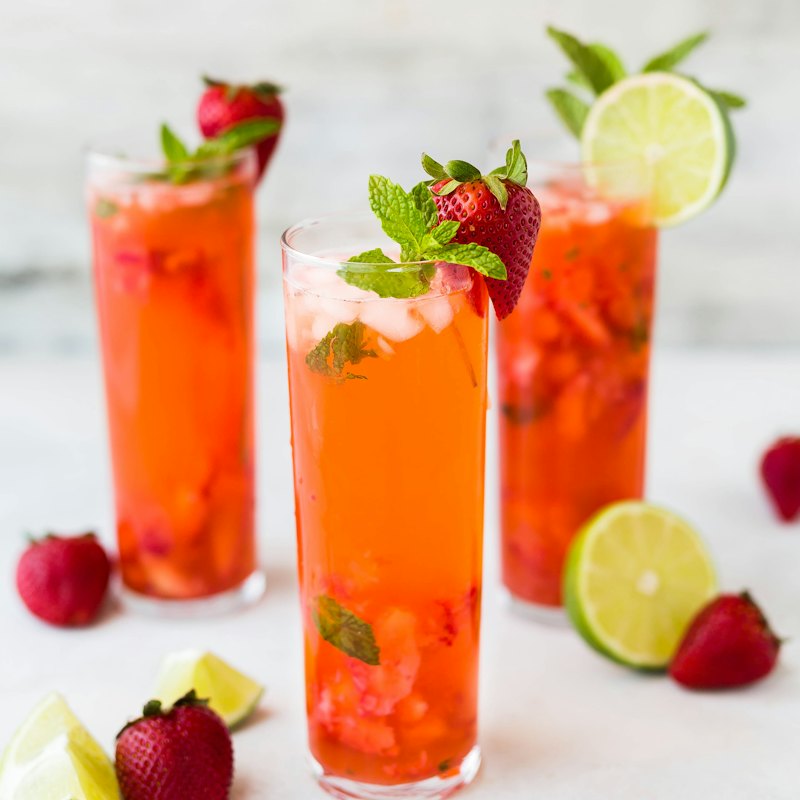 Strawberry Lime Cooler